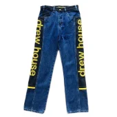 Джинсовые Штаны New Drew House Smiling Face "Blue"
