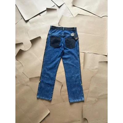 Джинсовые Штаны New Drew House Smiling Face "Blue" фото № 2