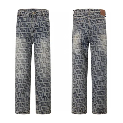 Джинсы Fendi Monochrome "Denim" фото № 7