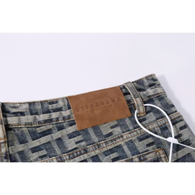 Джинсы Fendi Monochrome "Denim" фото № 4