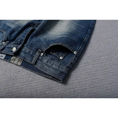 Джинсы Gallery Dept Torn Knees "Blue" фото № 8