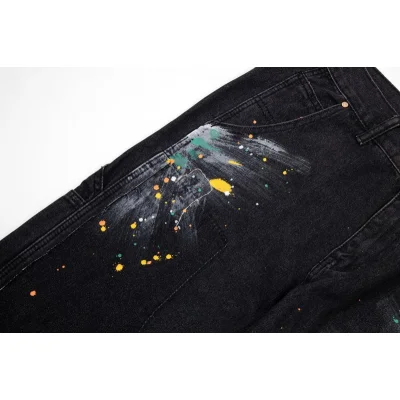 Джинсы Gallery Dept Drops Of Paint "Black" фото № 5