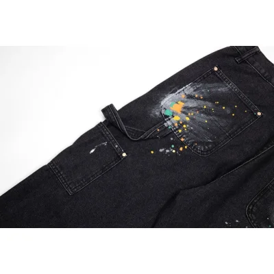 Джинсы Gallery Dept Drops Of Paint "Black" фото № 9
