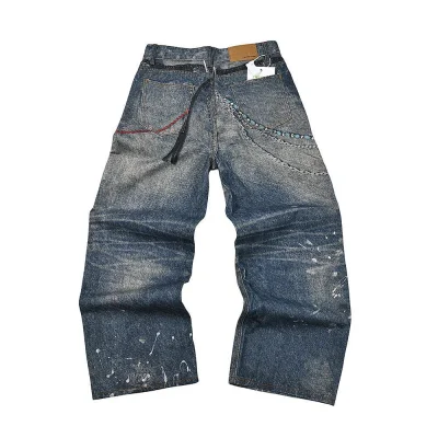 Джинсы Gallery Dept. Paint Splatter "Blue" фото № 2