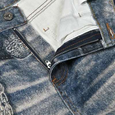 Джинсы Gallery Dept. Paint Splatter "Blue" фото № 4