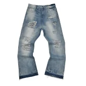 Джинсы Gallery Dept. LA Flare Heavily Distressed "Blue"