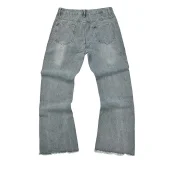 Джинсы Gallery Dept. LA Flare Knee Slit "Grey"