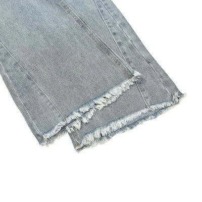 Джинсы Gallery Dept. LA Flare Knee Slit "Grey" фото № 3