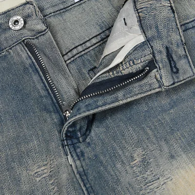 Джинсы Gallery Dept. LA Flare Distressed Splash "Grey" фото № 4