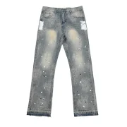 Джинсы Gallery Dept. LA Flare Distressed Splash "Grey"