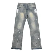Джинсы Gallery Dept. LA Flare Distressed Splash "Grey"