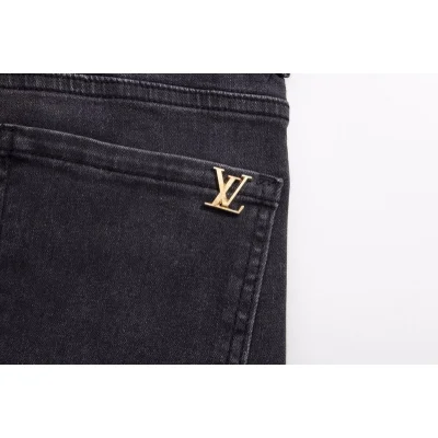 Джинсы Louis Vuitton Back Front Pocket Metalic Logo "Gray" фото № 4
