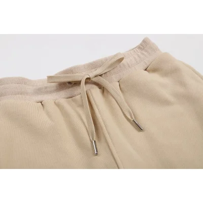 Штаны Amiri Monochrome Cotton With Logo "Beige" фото № 6