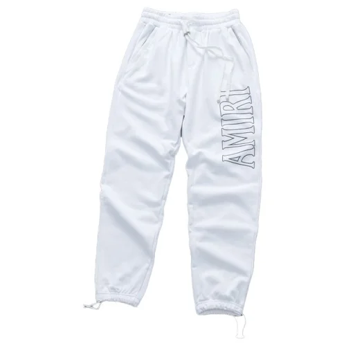 Штаны Amiri With Large Text Logo "White"