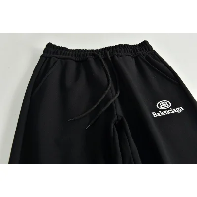 Штаны Balenciaga With White Stripes "Black" фото № 4