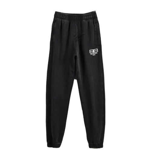 Штаны Balenciaga Elastic Band Pockets Brand Logo "Black"