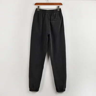 Штаны Balenciaga Elastic Band Pockets Brand Logo "Black" фото № 2