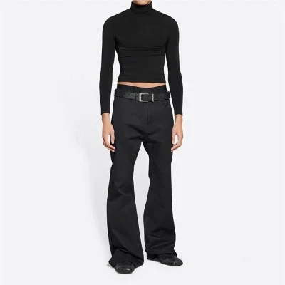 Джинсы Balenciaga Palazzo "Black" фото № 6