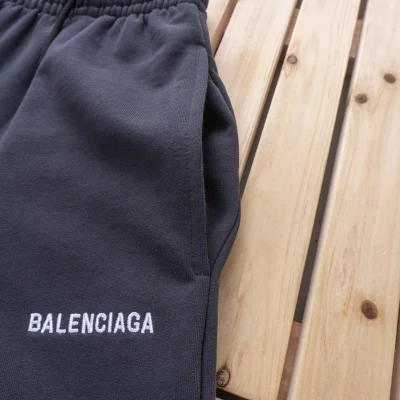 Штаны Balenciaga Stylish Embroidered Logo "Blue" фото № 7