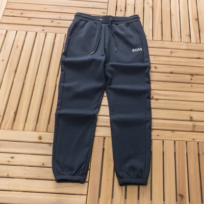 Джоггеры Boss Front Small Logo "Blue" фото № 4