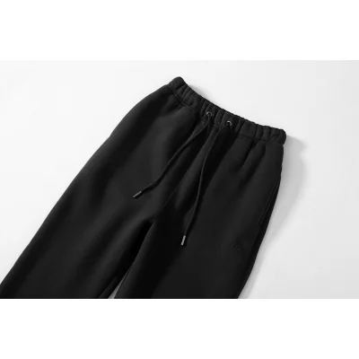 Штаны Burberry With Logo On Fleece "Black" фото № 2
