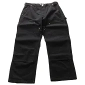 Брюки Carhartt Patches And Button Decoration "Black"