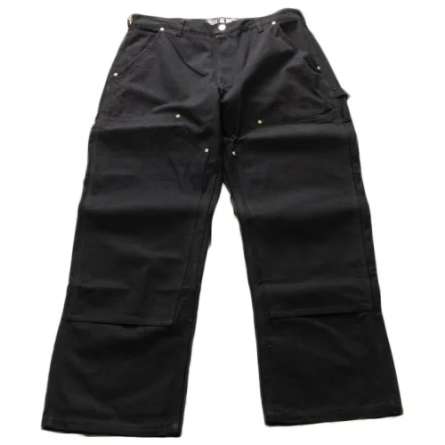 Брюки Carhartt Patches And Button Decoration "Black"