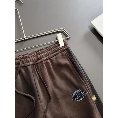 Штаны Christian Dior Frontside Black Logo Dior "Brown" фото № 2