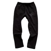 Штаны Chrome Hearts Embroidered Crosses Front "Black"