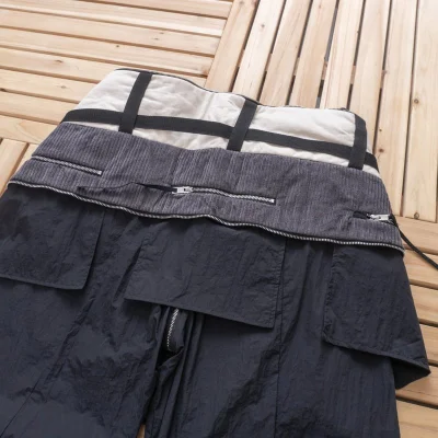 Штаны Double-Paneled Layered Packable Waistband "Black" фото № 4