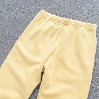 Штаны Fear Of God With Straight Bottom And Logo "Yellow" фото № 3