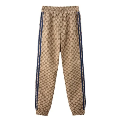 Штаны Gucci X Adidas Branded "Brown" фото № 3