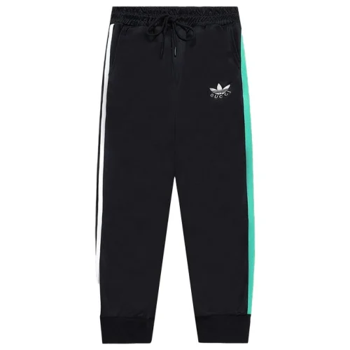 Штаны Gucci X Adidas Having Turquoise Stripe "Black"