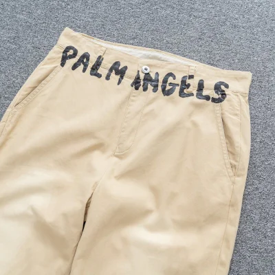 Штаны Palm Angels Scuffed "Beige" фото № 2 Штаны Palm Angels Scuffed "Beige" фото № 2