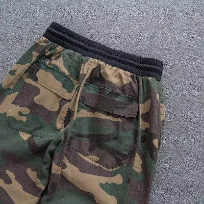 Штаны Rhude With A Yellow Lace "Green/Brown" фото № 4