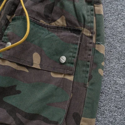 Штаны Rhude With A Yellow Lace "Green/Brown" фото № 7