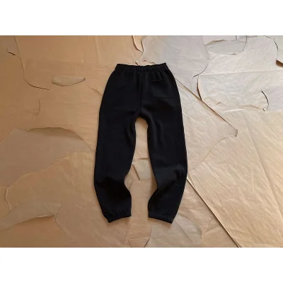 Спортивные штаны Stussy Vertical Wide Inscription "Black" фото № 2