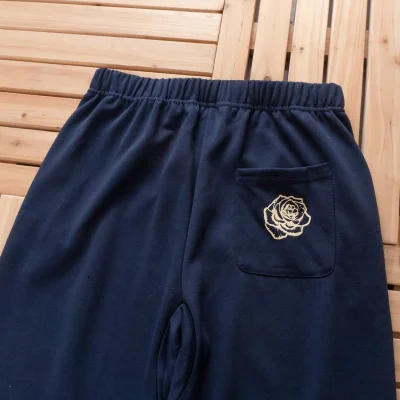 Штаны Youngla Logo And Eagle Print "Navy" фото № 2