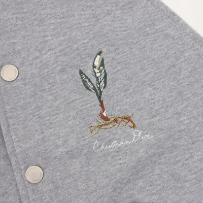 Свитшот Christian Dior Little Plant "Gray" фото № 7