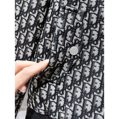 Куртка-бомбер Christian Dior Monogram Logo "Black" фото № 7