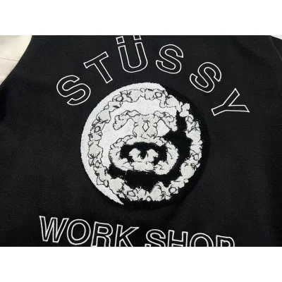 Бомбер Stussy Workshop 80 "Black/White" фото № 4 Бомбер Stussy Workshop 80 "Black/White" фото № 4