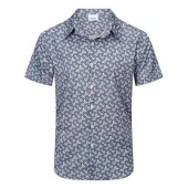 Рубашка Burberry Repeating Logo Letters "Gray"