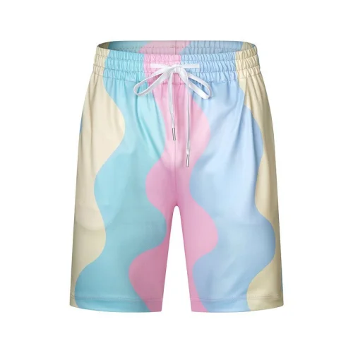 Шорты Casablanca Colorful Waves And Seashell "Multicolor"