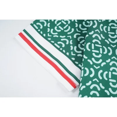 Рубашка Casablanca Repeating Bracket Print "Green" фото № 4