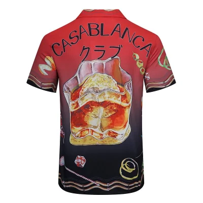 Рубашка Casablanca Cocktail Print "Red" фото № 2