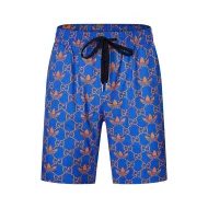 Шорты Gucci Trefoil And Logo Print With Dots "Blue"