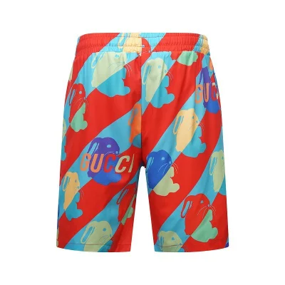 Шорты Gucci Colorful Oblique Lines "Red" фото № 2