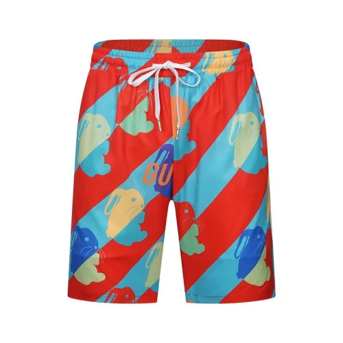 Шорты Gucci Colorful Oblique Lines "Red"