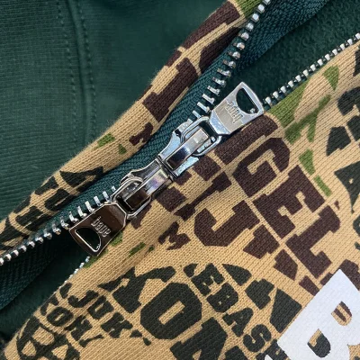 Худи A Bathing Ape The Halves Of The Hood Are Multicolored ZIP "Green" фото № 5 Худи A Bathing Ape The Halves Of The Hood Are Multicolored ZIP "Green" фото № 5