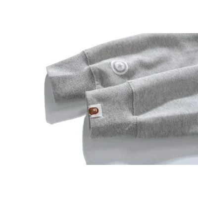 Худи A Bathing Ape Red Hood Shark Zip "Gray" фото № 5